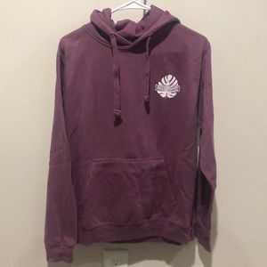 BOGO Sand Cloud Mauve Pull Over Hooded Sweatshirt